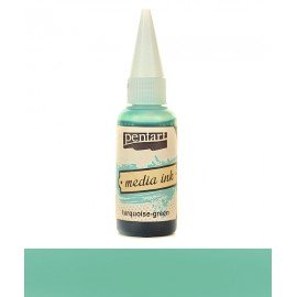 PENTART TUSZ MEDIA INK 20 ml TURKUSOWY