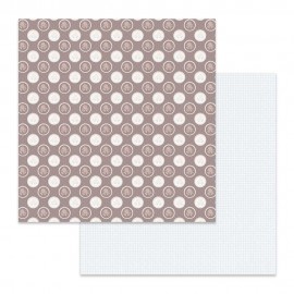 STAMPERIA-PAPIER DO SCRAP 12" PINK SOUL/BŁĘKITNO-BRĄZOWY