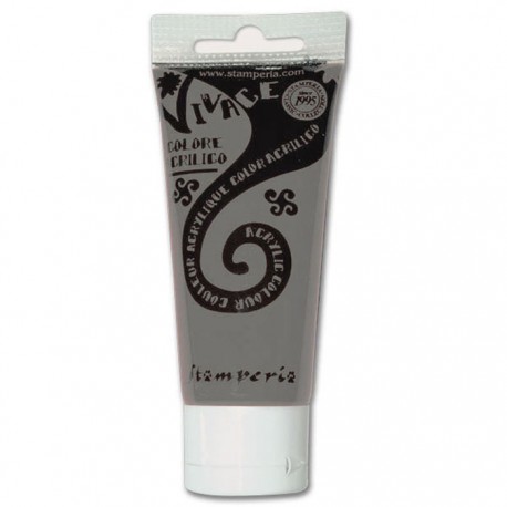 STAMPERIA FARBA VIVACE 60 ml SZARY