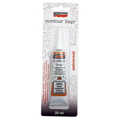 PENTART KONTURÓWKA 20 ml POMARAŃCZOWY