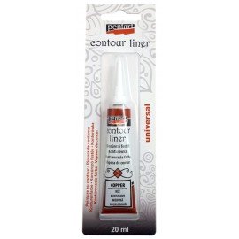 PENTART KONTURÓWKA 20 ml METALICZNY MIEDZIANY