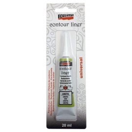 PENTART KONTURÓWKA 20 ml LIME BŁYSZCZĄCY