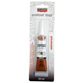 PENTART KONTURÓWKA 20 ml METALICZNY BRĄZOWY