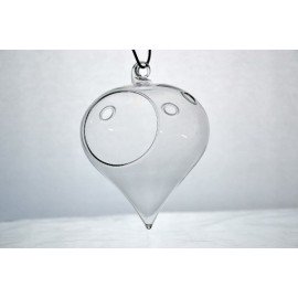 KROPLA SZKLANA LAMPION 10cm