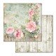 STAMPERIA BLOK PAPIERÓW SCRAP. 30x30cm HOUSE OF ROSES 10szt