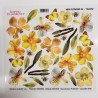SOSPESO FOLIA NADRUKOWANA 17cm MINI FLOWERS 04 YELLOW