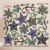 SOSPESO FOLIA NADRUKOWANA 17cm MINI SCRAP 02 BLUE