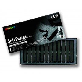 GALLERY ARTISTS PASTELE SUCHE węgle kolory czarne