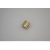 SZTUKA ZD METAL PRZYWIESZKA KWADRATOWA 10mm SREBRNA 50szt