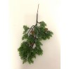 SZTUKA ZD GAŁĄZKA IGLASTA Z SZYSZKAMI 30cm