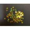 SZTUKA ZD GWIAZDKI 3,5mm 15g ZŁOTE HOLOGRAFICZNE