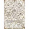STAMPERIA PAPIER RYŻOWY A4 LADY VAGABOND MAPA LONDYN