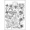 STAMPERIA FOREMKA TEKSTURA A5 MOTYLE NATURE IS MY HOME