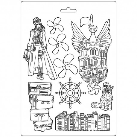 STAMPERIA FOREMKA DO ODLEWÓW 21x29,7 cm LADY VAGABOND