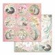 STAMPERIA BLOK PAPIERÓW SCRAP. 30x30cm 10szt ORCHID CATS
