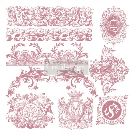 PRIMA STEMPEL AKRYLOWY MAXI 31x31 cm CHATEAU DE SAVERNE