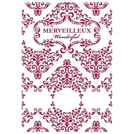 STAMPERIA SZABLON 21x29,7 cm SEA DREAMS TEKSTURA