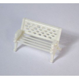 MINI DEKORACJA ŁAWKA OGRODOWA 1,9x2,8cm