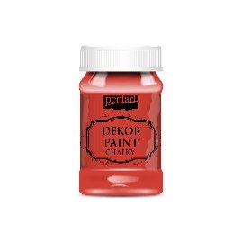 PENTART FARBA KREDOWA 100 ml CZERWONY