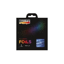 PENTART FOLIA 9x9cm 5 ARKUSZY CIEMNY NIEBIESKI