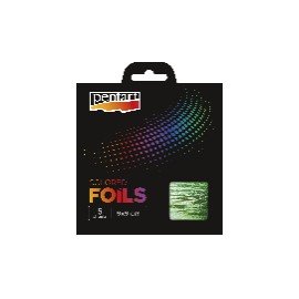 PENTART FOLIA 9x9cm 5 ARKUSZY ZIELONA