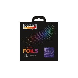 PENTART FOLIA 9x9cm 5 ARKUSZY CIEMNY FIOLET