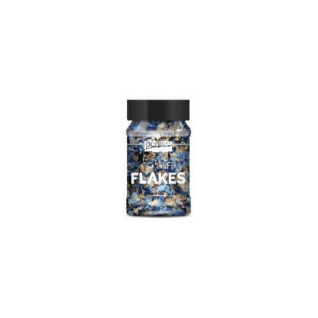 PENTART FOLIA PŁATKI 100ml NIEBIESKIE/ZŁOTE
