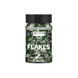 PENTART FOLIA PŁATKI 100ml ZIELONE/SREBRNE