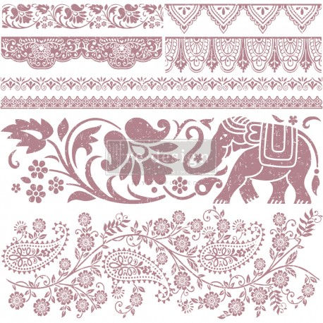 PRIMA STEMPEL AKRYLOWY MAXI 31x31 cm BOHEMIAN DREAMER