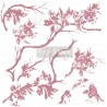 PRIMA STEMPEL AKRYLOWY MAXI 31x31 cm FOREST AVIARY