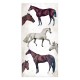 STAMPERIA-BLOK PAPIERÓW SCRAP. 15x30,5cm 10szt ROMANTIC HORSE