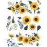 PRIMA DECOR TRANSFERS 25x32" SUNFLOWER FIELDS