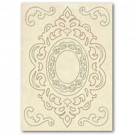 STAMPERIA DREWNIANE RAMKI A5 ZESTAW DEKORACJI