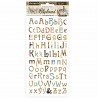 STAMPERIA DEKORY SAMOPRZYLEPNE 800g 15x30cm KLIMT ALFABET
