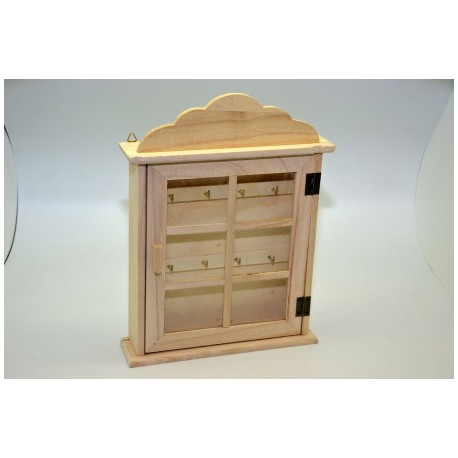 DECO-SAFKA NA KLUCZE+SZKŁO 25x21,5x5,5cm