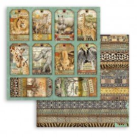 STAMPERIA PAPIER DO SCRAP 12" SAVANA TAGI