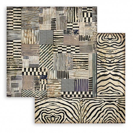STAMPERIA PAPIER DO SCRAP 12" SAVANA ZEBRA