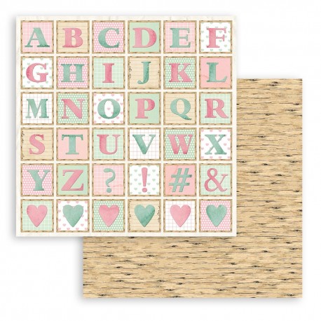 STAMPERIA PAPIER DO SCRAP 12" DAYDREAM ALFABET