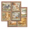 STAMPERIA PAPIER DO SCRAP 12" SAVANA 4 KARTY