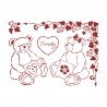 STAMPERIA SZABLON 15x20 cm DAYDREAM MISIE
