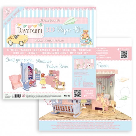 STAMPERIA ZESTAW 3D DAYDREAM BABY ROOM