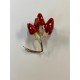 SCRAP MUCHOMORKI MAŁE 3,5cm 12szt