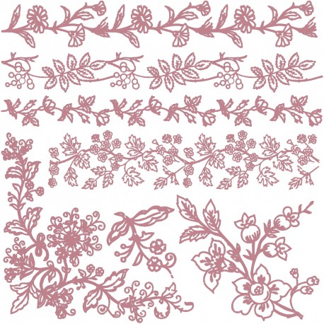 PRIMA STEMPEL AKRYLOWY MAXI 31x31 cm BOLD BRANCHES