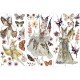 PRIMA DECOR TRANSFERS 3 CZĘŚCI PO 15x32,5cm FOREST FAIRIES