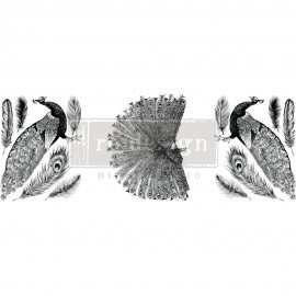 PRIMA DECOR TRANSFERS 3 CZĘŚCI MIDI REGAL PEACOCK