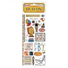 STAMPERIA RUB-ON TRANSFER 10x21,6cm BAUHAUS