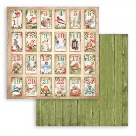 STAMPERIA PAPIER DO SCRAP 12" SWEET WINTER KALENDARZ