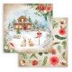 STAMPERIA-BLOK PAPIERÓW SCRAP. 20,3cm/10szt.ROMANTIC HOME