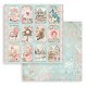 STAMPERIA-BLOK PAPIERÓW SCRAP. 20,3cm/10szt.SWEET WINTER