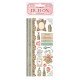 STAMPERIA RUB-ON TRANSFER1 10x 21,6cm ROSE PARFUM BORDIURY